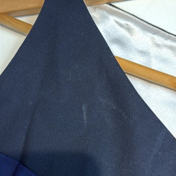 T Tahari Floral Blue and White Dress Size 14 - Picture 5 of 9